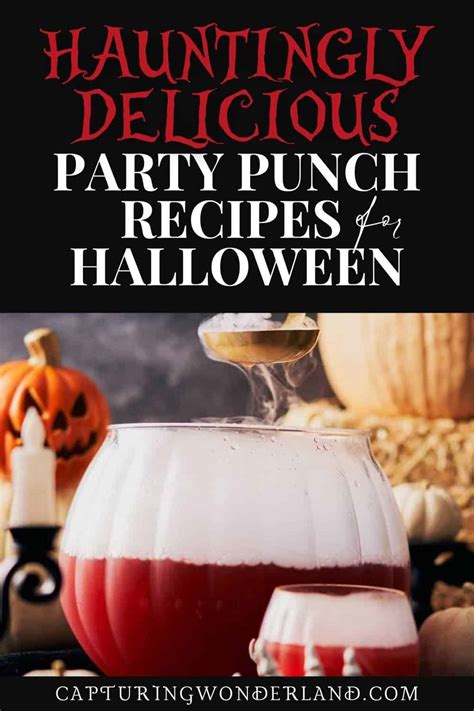 28 Best Tasty Halloween Spooky Party Punch Recipes