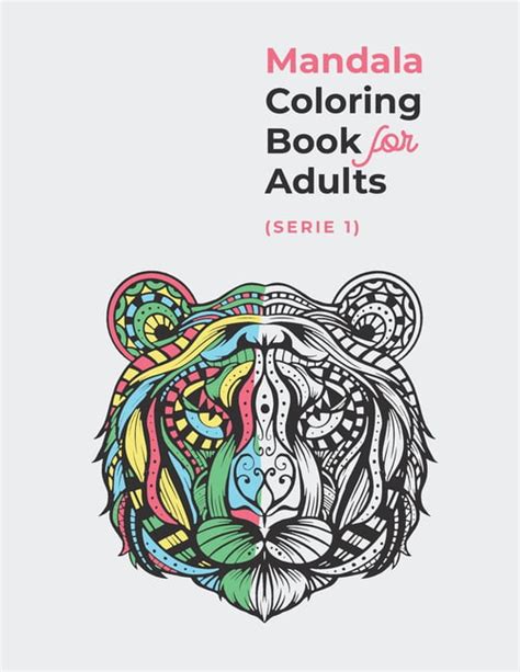 MANDALA COLORING BOOK FOR ADULTS serie1 Malbuch für Erwachsene