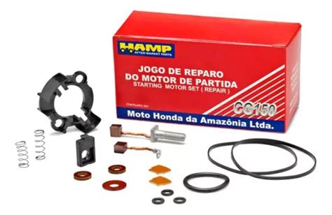 Escova Reparo Motor De Arranque Cg Titan 150 Bros 150 Hamp