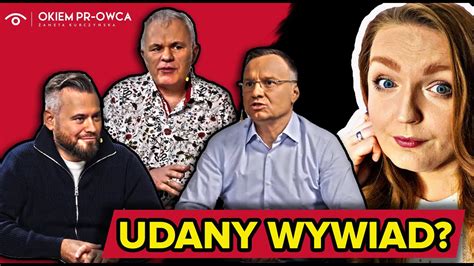 ANALIZA WYWIADU Z P ANDRZEJEM DUDĄ KANAŁ ZERO STANOWSKI MAZUREK