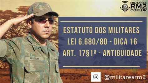 Dica Lei Estatuto Dos Militares Para O Concurso De