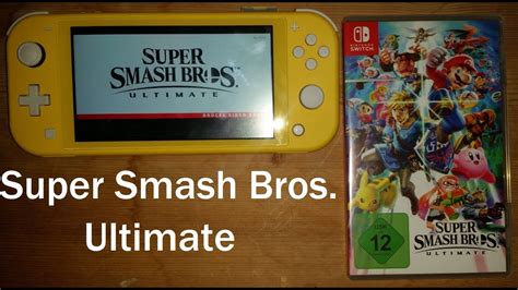 Nintendo Switch Lite Super Smash Bros Ultimate Off Device Gameplay