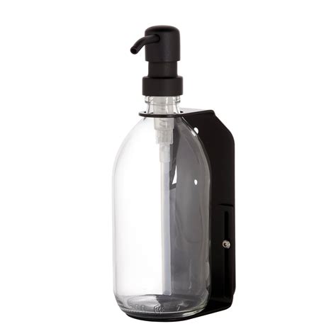 Black Single Wall Mounted Soap Dispenser Black Bathroom Soap Dispenser Wall Mounted