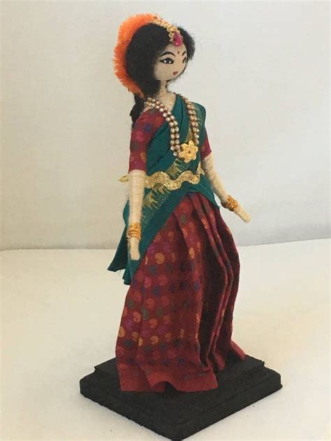 South Indian Doll For Golu Navarathri Wire Doll Doll Wearing Half