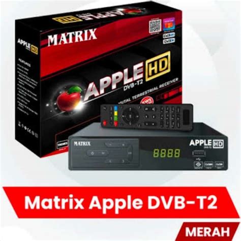 Promo Set Top Box Tv Digital Matrix Merah Stb Matrix Dvb T Diskon