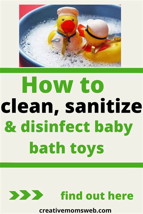 How To Clean Sanitize And Disinfect Baby Bath Toys In 2020 Baby Bath