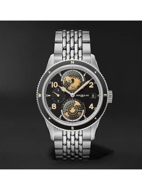 Mont Blanc Geosphere Automatic Mm Stainless Steel Watch