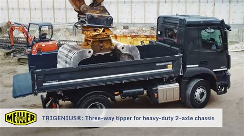 Trigenius Three Way Tipper From Meiller For Heavy Duty Axle Chassis