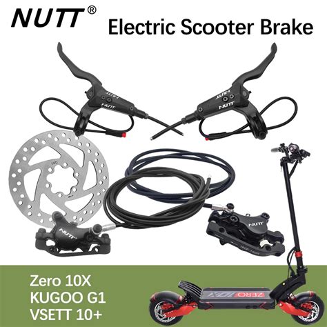 NUTT A5 D Electric Scooter Brake E Hydraulic Oil Brakes Pad 140mm 160mm