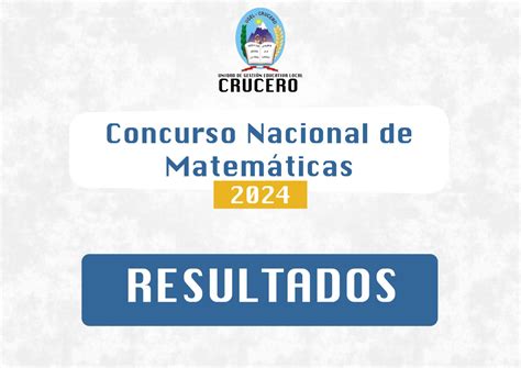 RESULTADOS CONCURSO NACIONAL DE MATEMÁTICAS ACEROS AREQUIPA UGEL