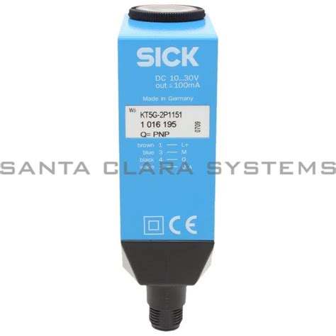 KT5G 2P1151 Sick Contrast Sensor 1016195 Santa Clara Systems