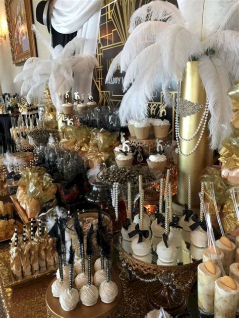 10 Awesome Decorations Great Gatsby Party Ideas Gatsby Birthday