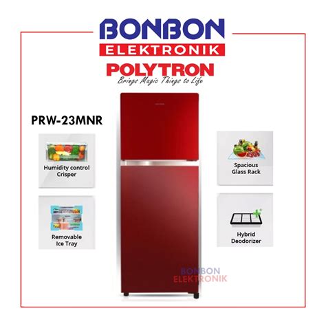 Jual Polytron Kulkas Pintu Prw Mnr Prw Mnr Prw Mnr Shopee