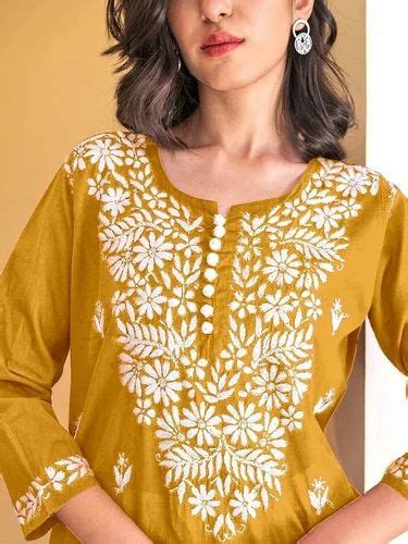 Rayon Black Lakhnavi Kurti With Chikankari Plazo At Rs 650 In Surat