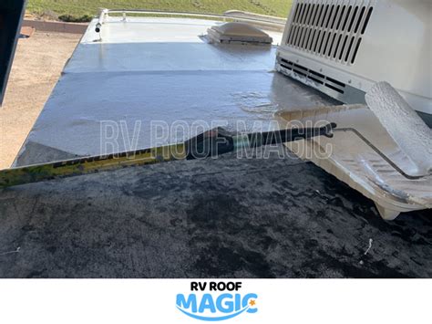 Drive Peacefully With Plugged Rv Roof By The Best Rv Roof Coating Rv Roof Coatings