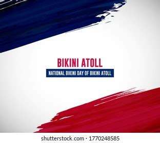 Feliz día nacional del bikini en vector de stock libre de regalías Shutterstock
