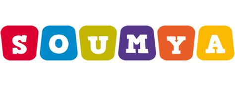 Soumya Logo Name Logo Generator Smoothie Summer Birthday Kiddo