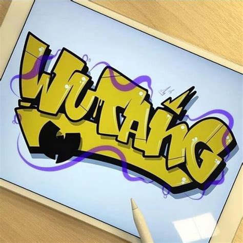 WU-TANG @sim0ndee | Graffiti art letters, Graffiti characters, Graffiti ...