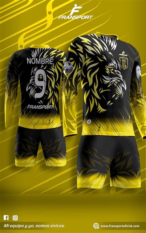 The Yellow And Black Soccer Uniform Is Designed To Look Like An Eagle