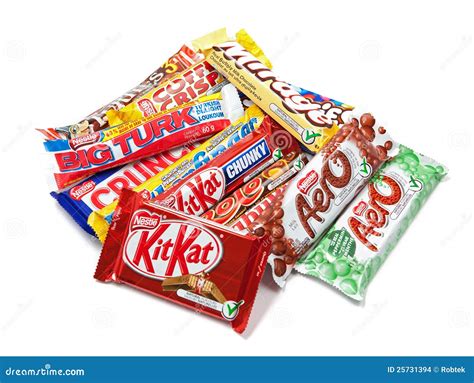 Assortment of Nestle Chocolate Products Editorial Stock Image - Image ...