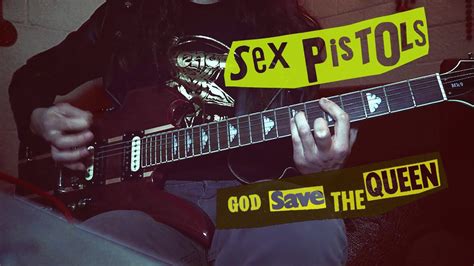 Sex Pistols God Save The Queen Guitar Cover YouTube