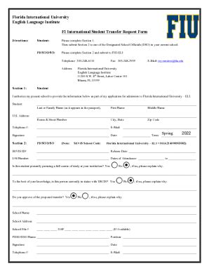 Fillable Online Eli Fiu ELI Transfer Form PDF 1 Fillable Pdf Fax Email