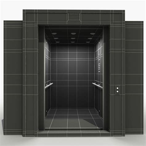 Lift Interior 3d Model