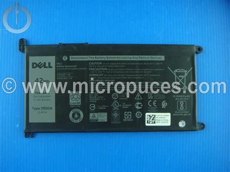 Batterie Dell Pour Inspiron Et Latitude