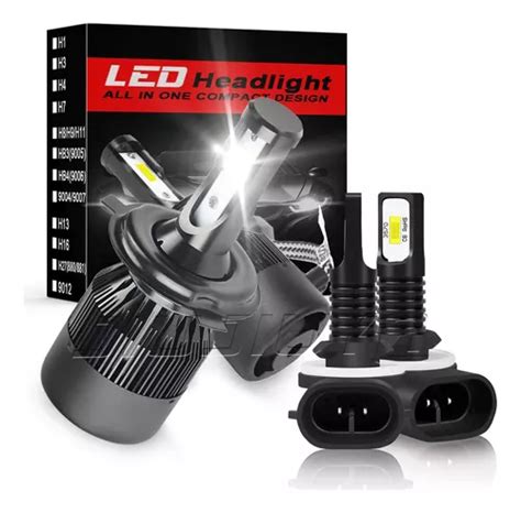 Kit De Focos Led De Luz Alta Baja Para Chevrolet Meses Sin