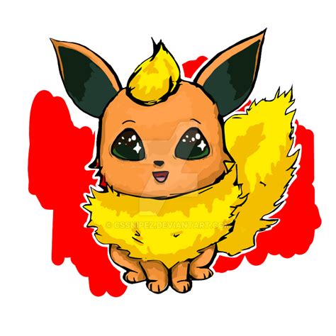 Chibi Flareon By Cssnipez On Deviantart