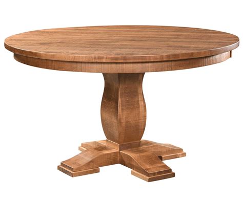 Kola Single Pedestal Table Amish Crafted Furniture