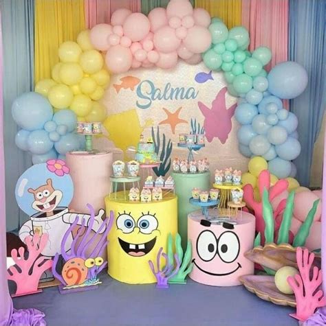 Decoraciones Tem Tica De Bob Esponja Spongebob Birthday Party