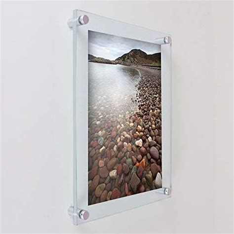 Amazon Alpina Manufacturing LLC Clear Acrylic Wall Mount Floating