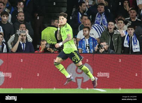 Goal Alejandro Garnacho Of Manchester United The Uefa Europa League