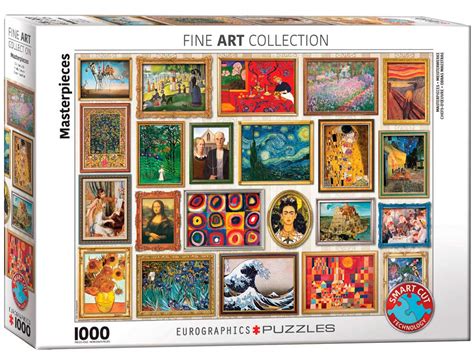 Comprar Puzzle Eurographics Colección De Obras Maestras De 1000 Pzs