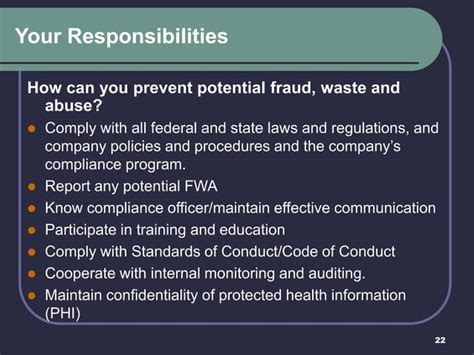 2022 Fraud Waste And Abuse Training Ppt