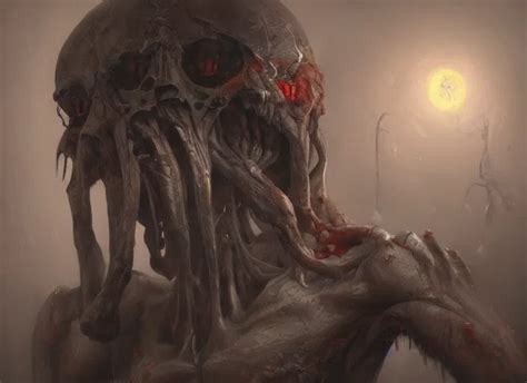 Horror Concept Art Oil Painting By Jama Jurabaev Stable Diffusion