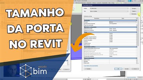 Edite Rapidamente O Tamanho De Uma Porta No Revit YouTube