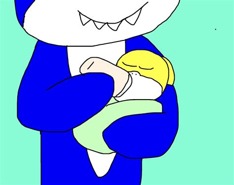 Feeding baby shark by Art-by-JB on DeviantArt