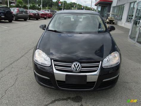 Black 2007 Volkswagen Jetta Wolfsburg Edition Sedan Exterior Photo