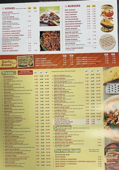 Menu At Milano S Pizza Pizzeria Grimsby