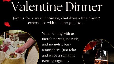 Romantic Valentine Day Dinner 14 FEB 2023