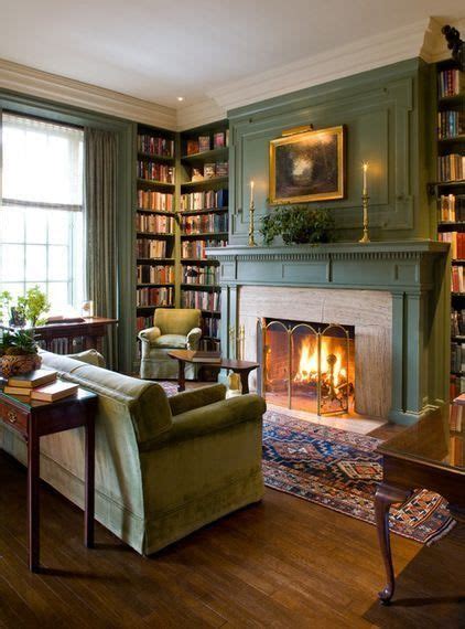 14 Cozy Library Fireplaces Wed Love To Come Home To Artofit