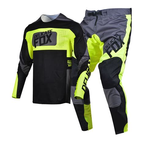 2022 Delicate Fox MIRER Gear Set MX Dirt Bike Jersey Pants Adult