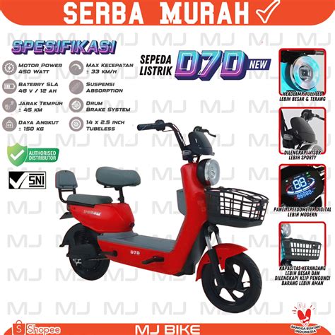 Jual Sepeda Listrik EBike UWINFLY D7D D8D Original Garansi Resmi