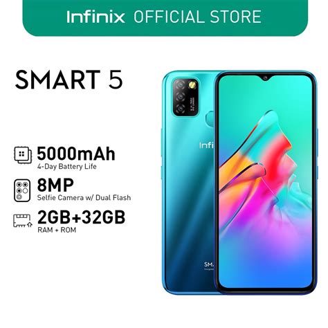 Infinix Smart 5 2GB 32GB 1 Year Local Warranty Shopee Philippines