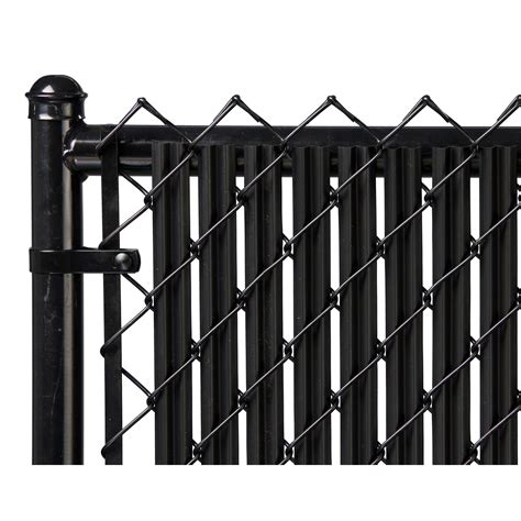 Black 4ft Ridged Slat For Chain Link Fence Black Chain