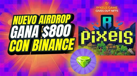 GANA 800 En TOKEN De PIXELS GRATISNUEVO AIRDROP DE PIXELSCOMO GANAR