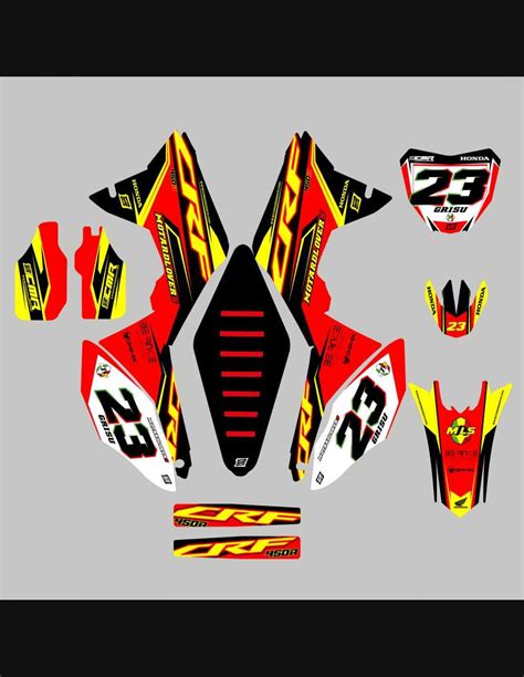 Sticker Set Compatible With Per Honda Crf Mxpkad