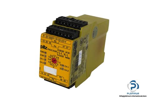 Pilz Pnoz Xv P Vdc N O N O T Safety Relay Platinum International